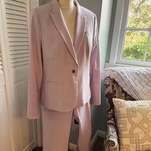 Lavender crop pant suit